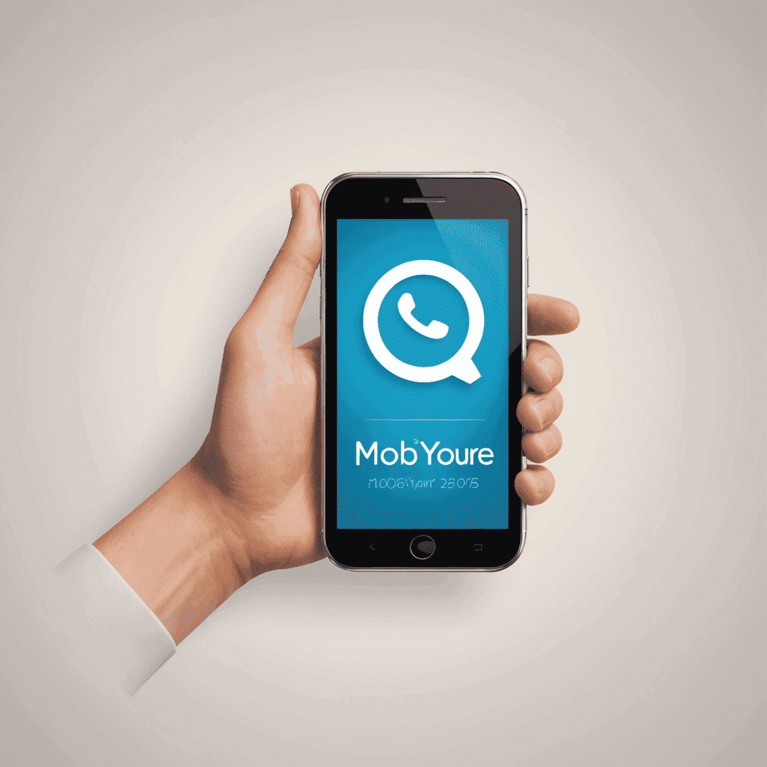 MobiYoure logo - A stylized mobile phone icon with the text 'MobiYoure' in a modern, sleek font